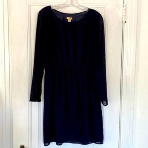 J Crew Navy Dress, Size 8